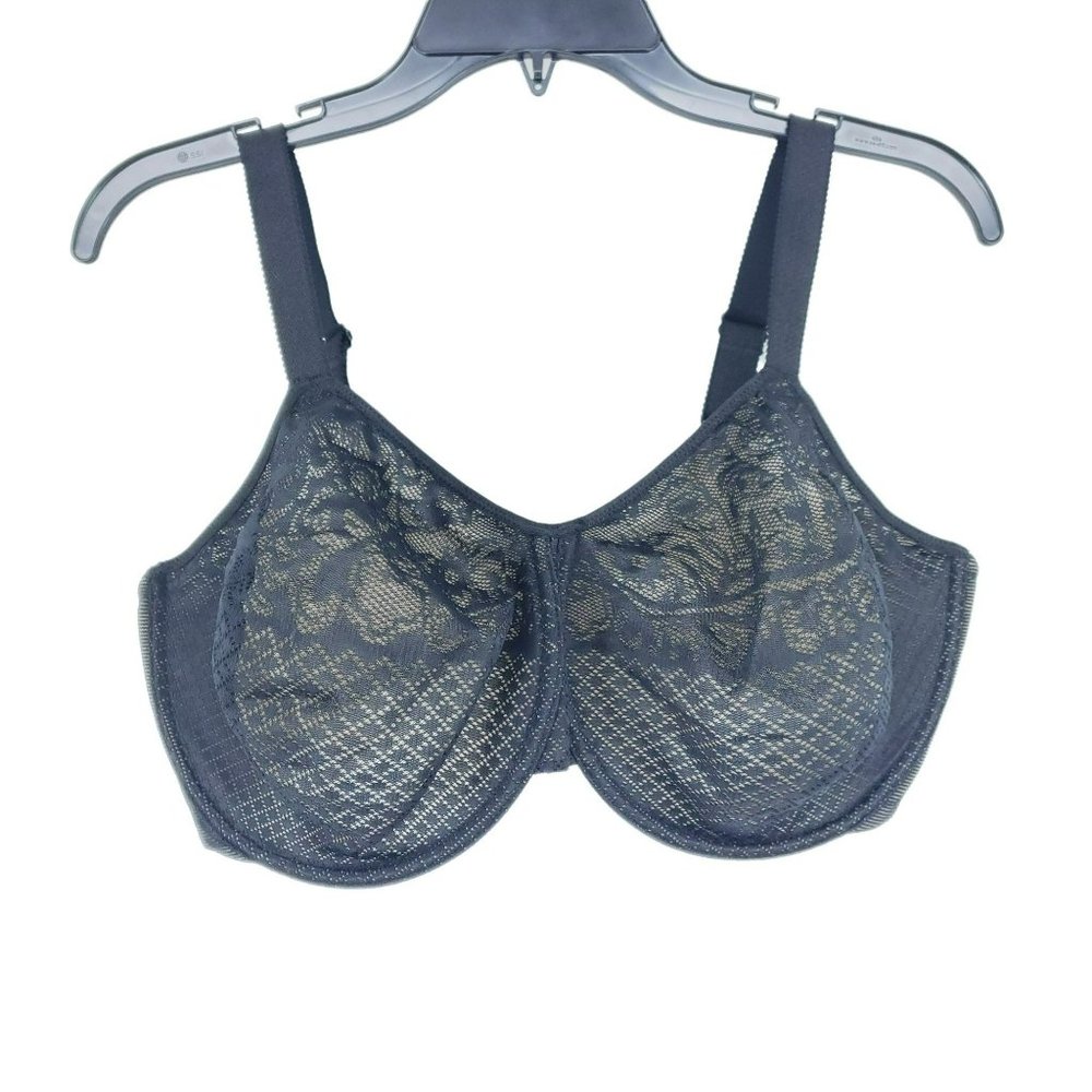 Wacoal Visual Effects Minimizer Bra Size 40H Black Underwire